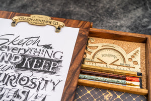 Wooden Sketchbox - Walnut