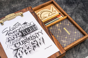 Wooden Sketchbox - Walnut