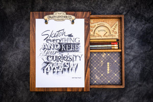 Wooden Sketchbox - Walnut