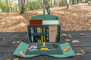 Writer's Medic Bag - Crazy Horse Forest Green