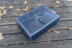Writer's Medic Bag - Crazy Horse Navy Blue